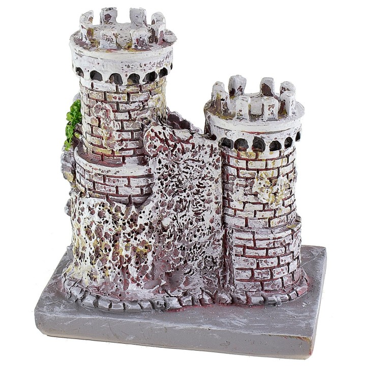 Castello in resina cm 8x6,5x9 h