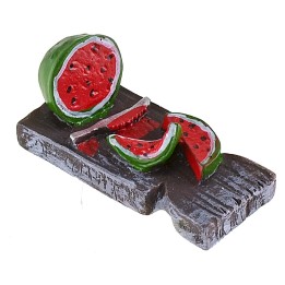 Cutting board with resin watermelon 4x1.7x1.9 cm h
