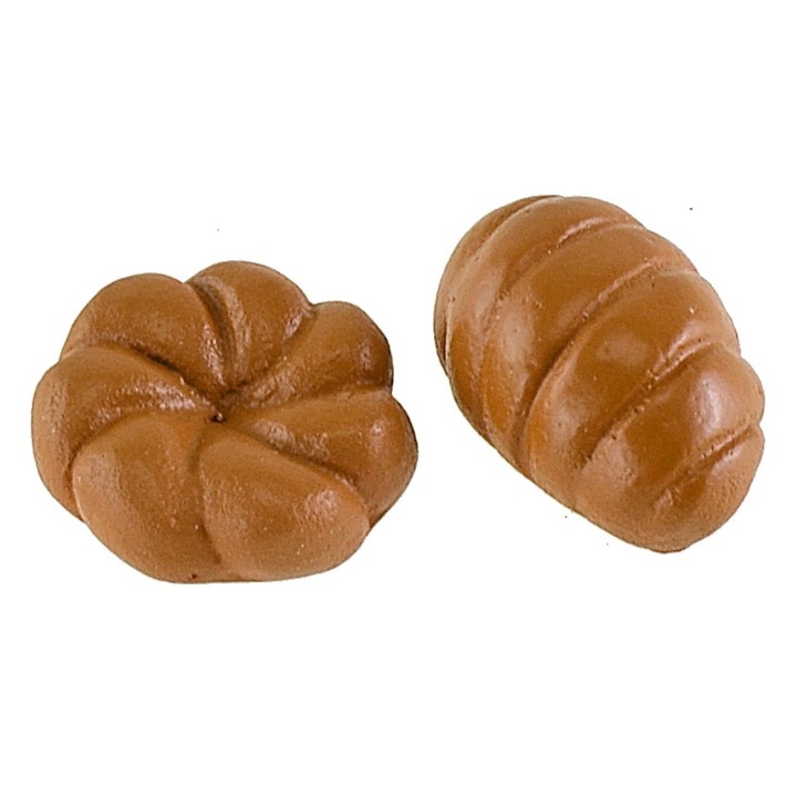 Conjunto de dos panes en resina ø 1,6-1,8 cm