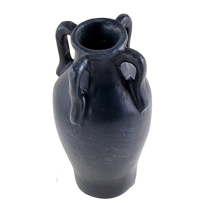 Anthracite resin amphora ø 2.4x4.7 h