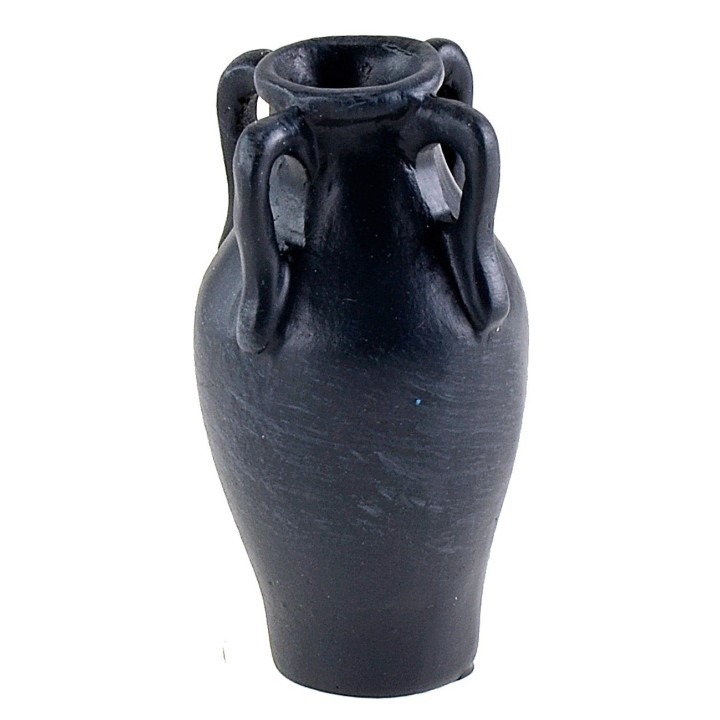 Anthracite resin amphora ø 2.4x4.7 h