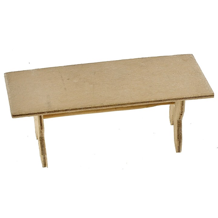 Light wood table 12x5x4 cm h