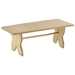Tavolo in legno chiaro cm 12x5x4 h
