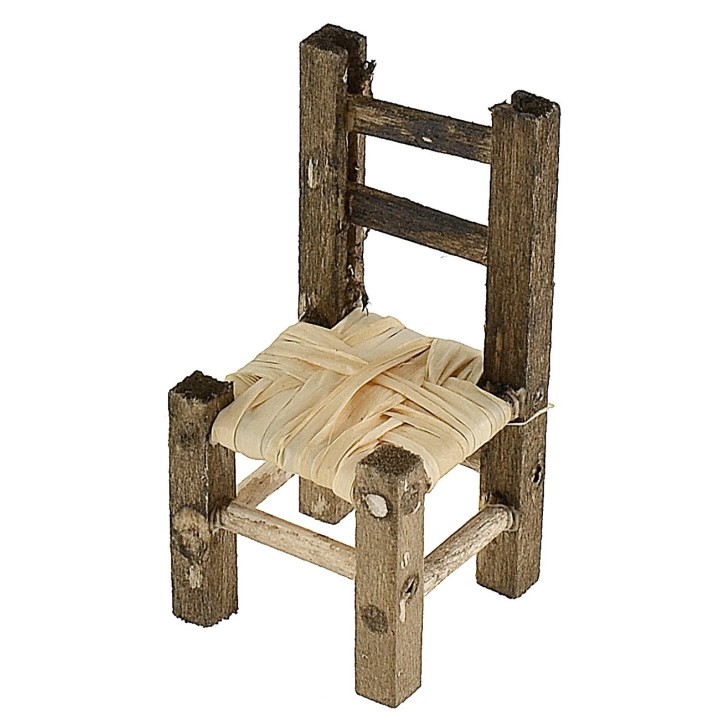 Wooden chair 1.8x1.8x3.6 cm h