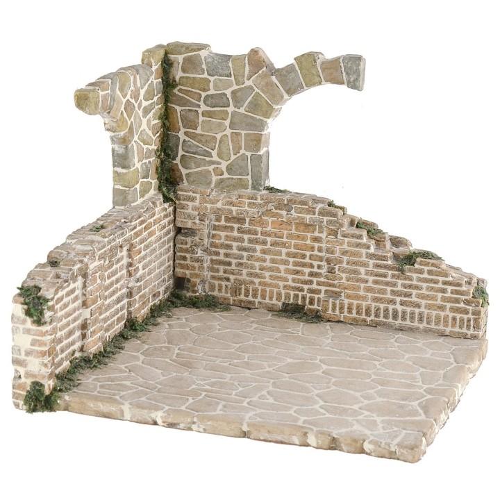 Escenario de resina para belén de 20x17,5x16 cm h