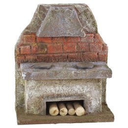 Kitchen with hood 12x6x14.5 cm h for 12 cm statues