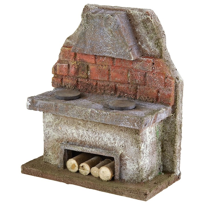 Kitchen with hood 12x6x14.5 cm h for 12 cm statues