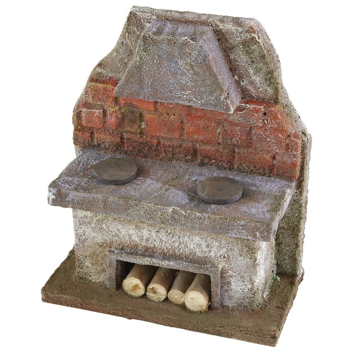 Kitchen with hood 12x6x14.5 cm h for 12 cm statues