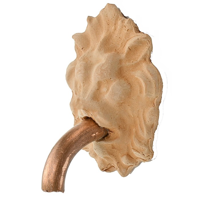 Cabeza de león con boquilla para fuente cm 3,5x4,4 h