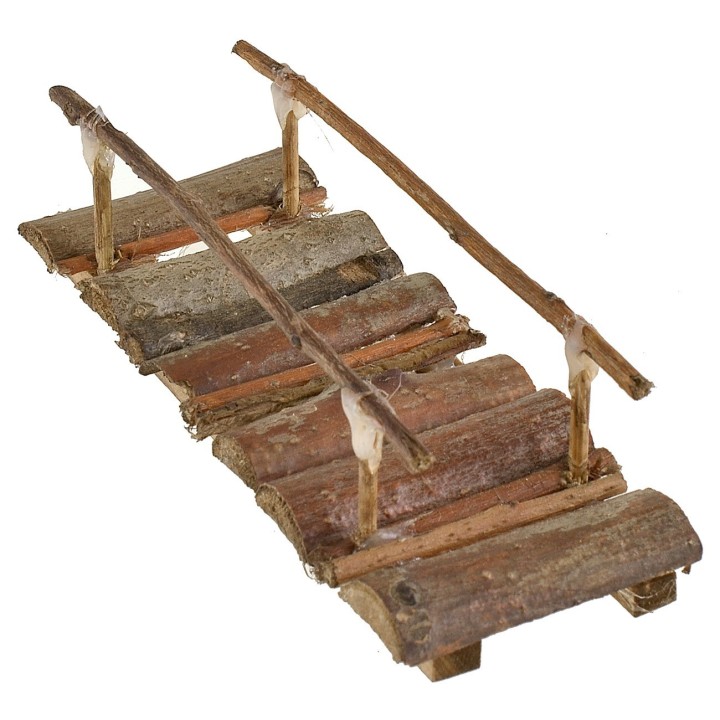 Wooden bridge 5x13x3.4 h cm