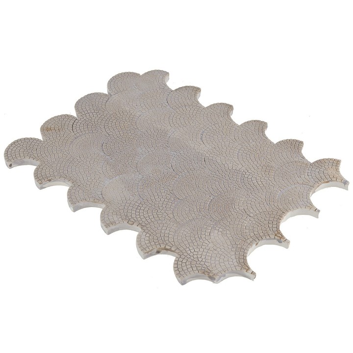 Pavé modular floor in neutral color 31.5x23x1h cm