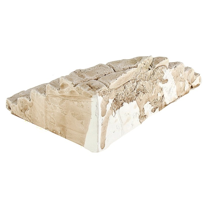 Scala angolare in gesso dipinto cm 15x10x4 h