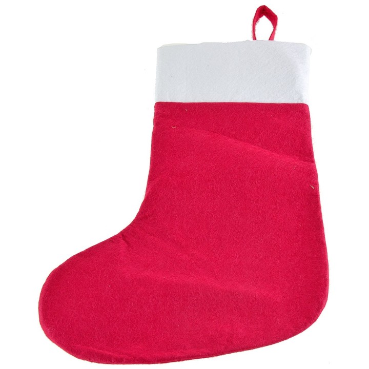 White and red stocking with Epiphany assorted models 26x37.5 cm