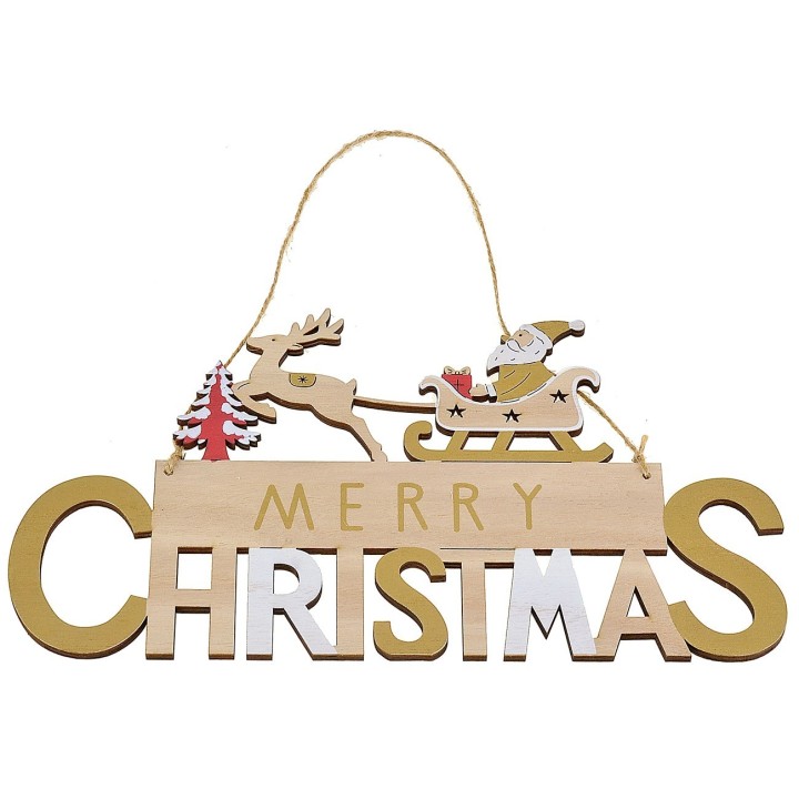 Appendino Merry Christmas cm 30x0,5x17 h