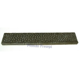 New Marciapiede per strada dritta in resina cm 25,5x4,5