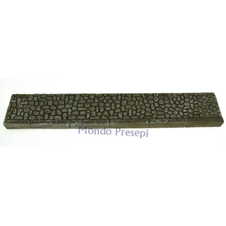 New Marciapiede per strada dritta in resina cm 25,5x4,5