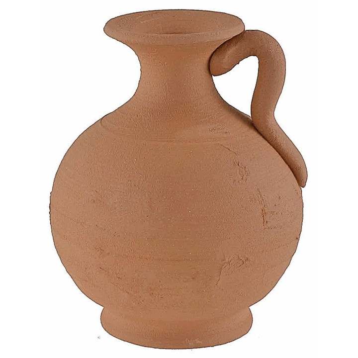 Terracotta jug h 6.4 cm