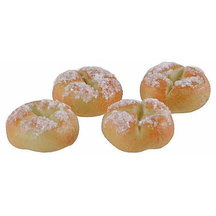 Set 4 rosette ø 1,1 cm minuterie presepe