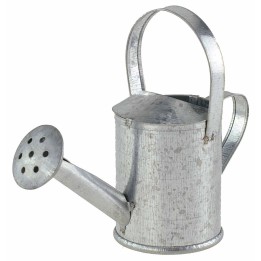 Metal watering can 9x3.5x7.6 cm h nativity scene accessories