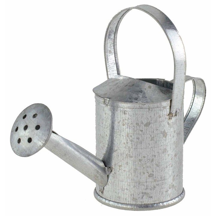 Metal watering can 9x3.5x7.6 cm h nativity scene accessories