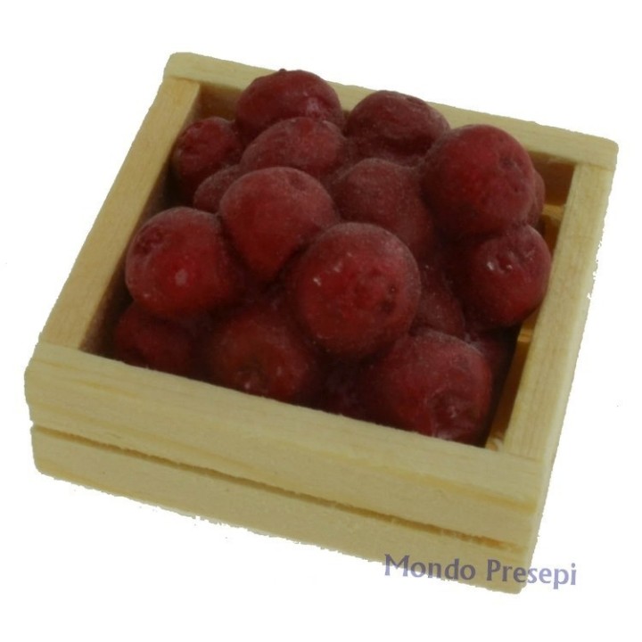 Cassetta lux Mele rosse cm 3x2,8