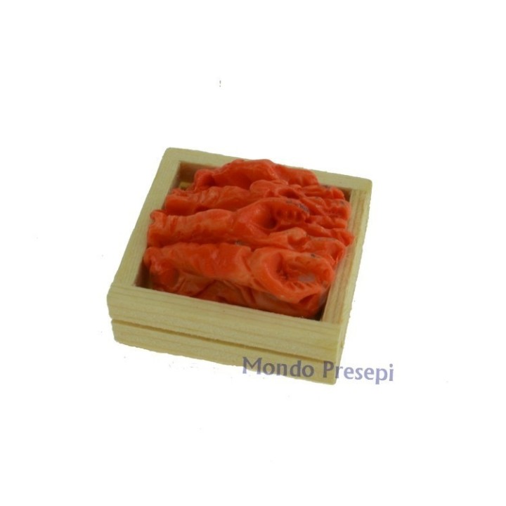 Cassetta lux gamberi rossi cm 3x2,8