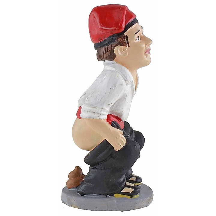 Man doing the need series 12 cm in resin