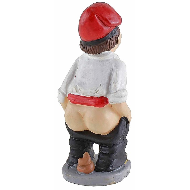 Uomo che fa il bisogno serie 12 cm in resina