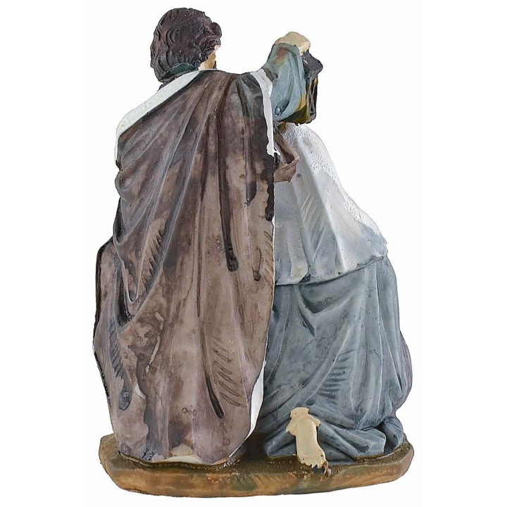 Natività in resina cm 7x4,5x10,5 h