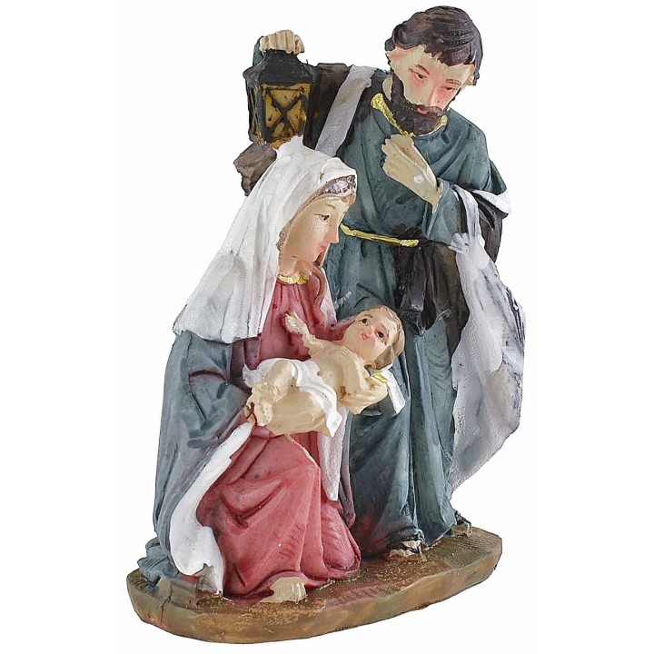 Natività in resina cm 7x4,5x10,5 h