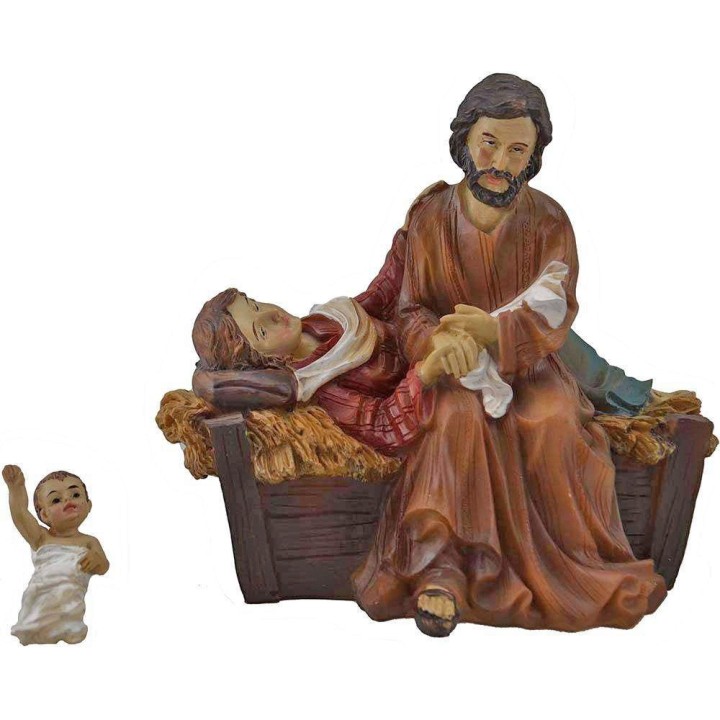 Nascita di gesù in resina