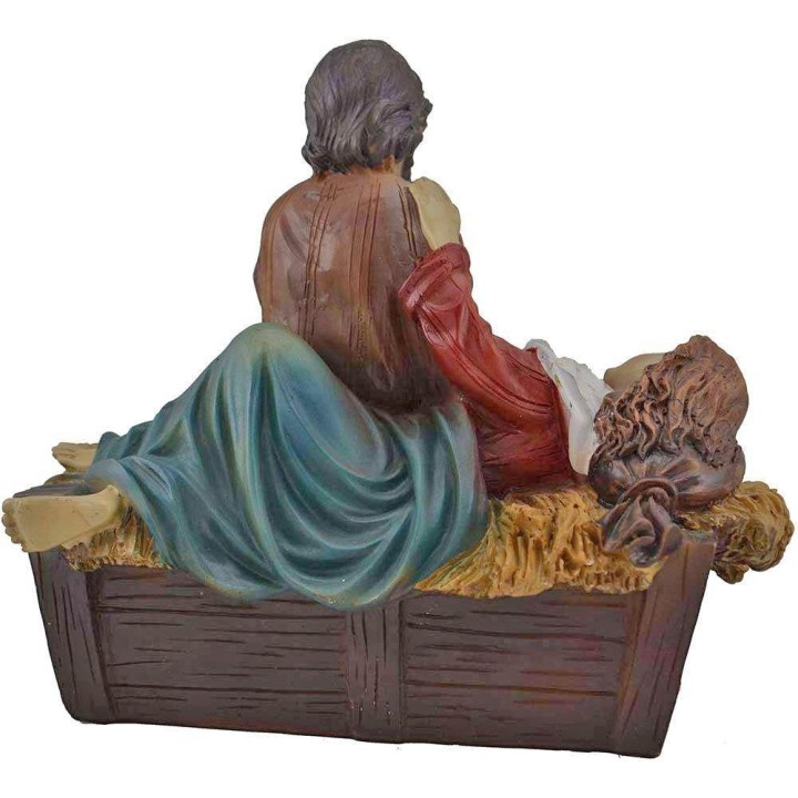 The birth of jesus in resin