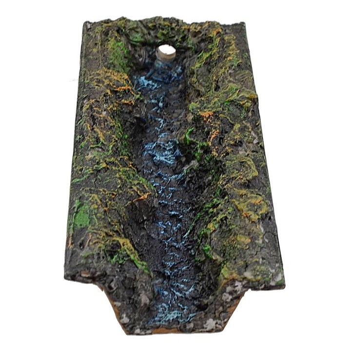 Arroyo de resina modular de 22x8,5x3,5 cm de altura para belén.