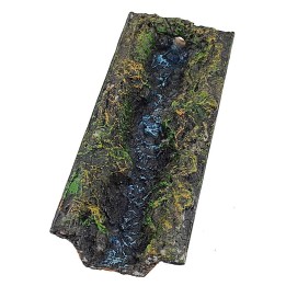 Ruscello in resina cm 17x6x3 h presepe fai da te