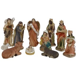 Set Natività da 11 soggetti in serie da 20 cm in resina