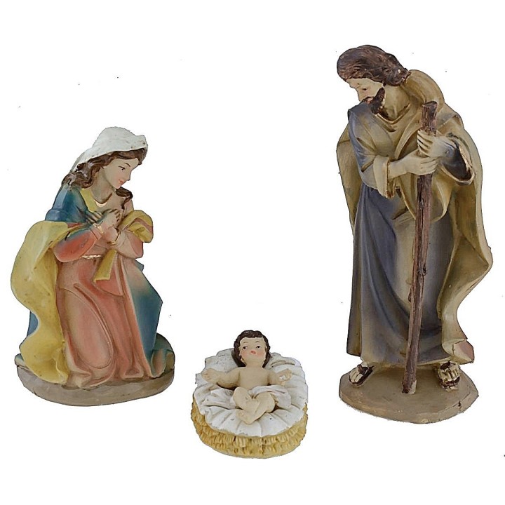 Set Natività da 11 soggetti in serie da 20 cm in resina