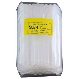 1 kg di colla a caldo trasparente ø 12 mm L.200 mm