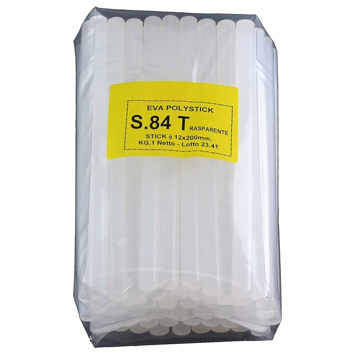 1 kg de pegamento termofusible transparente ø 12 mm L.200 mm
