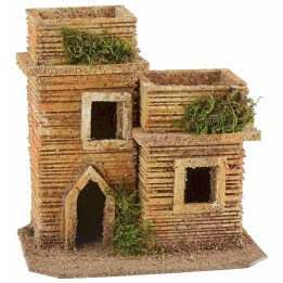 Casa árabe doble 13,5x10,5x14 h