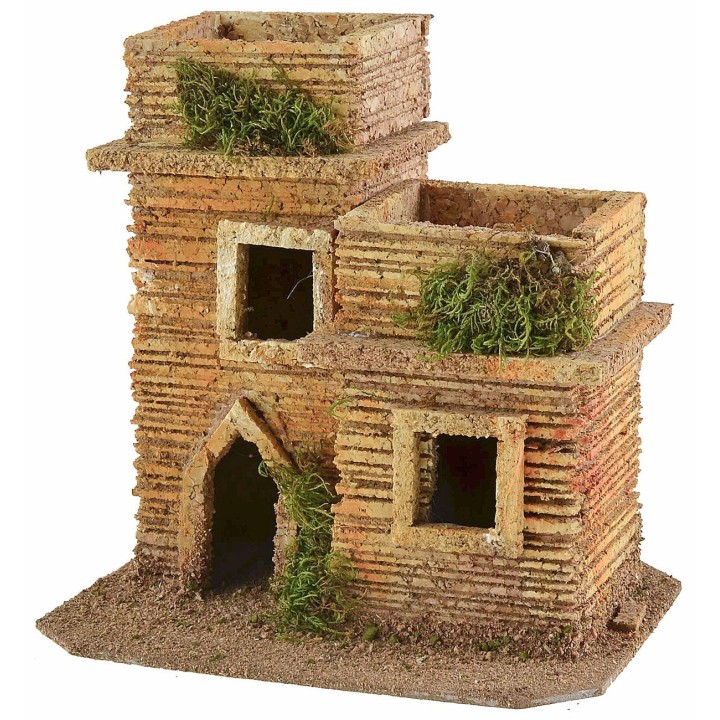 Casa árabe doble 13,5x10,5x14 h