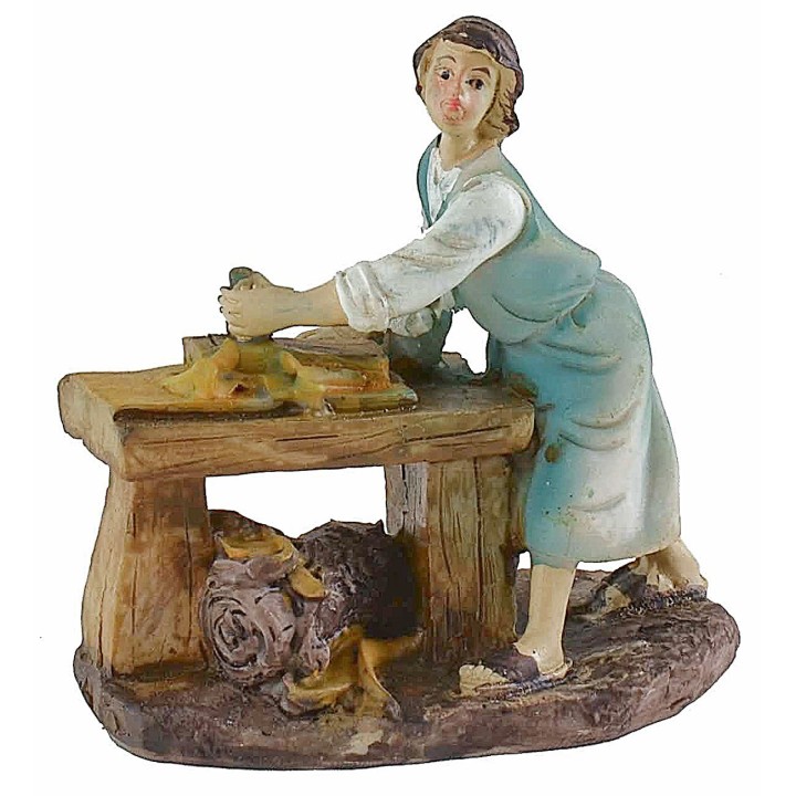 Set 8 mestieri in resina serie 9 cm