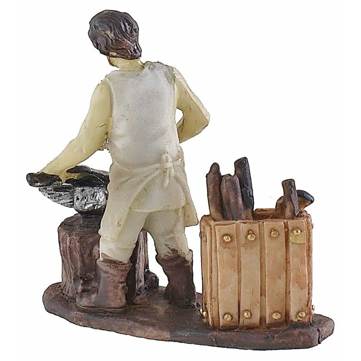 Set 8 mestieri in resina serie 9 cm