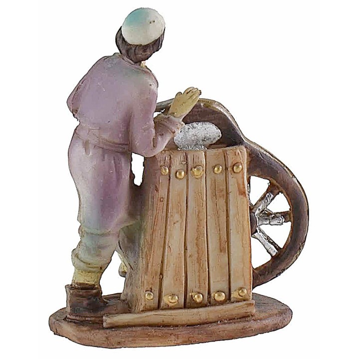 Set 8 mestieri in resina serie 9 cm