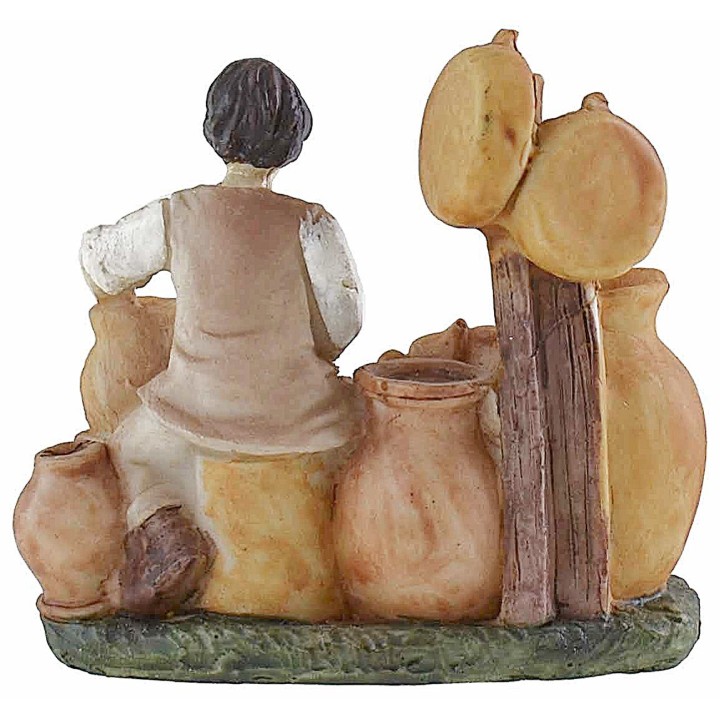 Set 8 mestieri in resina serie 9 cm