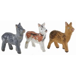 Perro de terracota colores surtidos para figuritas de 8-10 cm