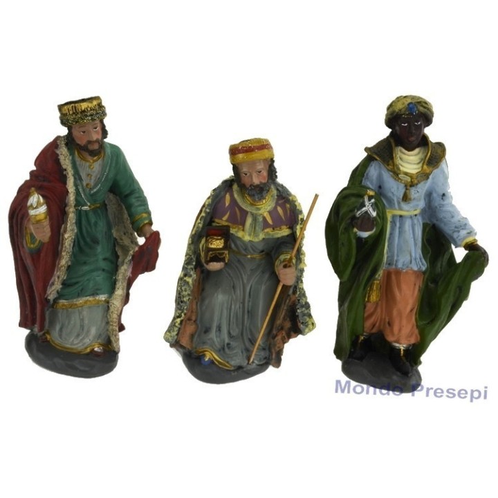 Reyes Magos de resina de 20 cm