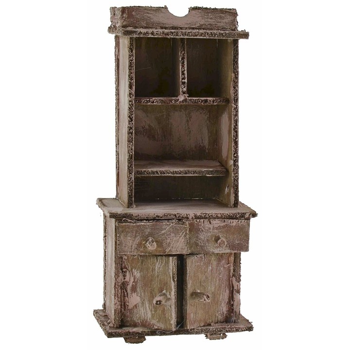 Aparador de madera envejecida cm 7x4,5x15,3 h