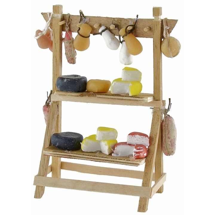Banco formaggi e salumi in cera 8,5x4x12,5 h
