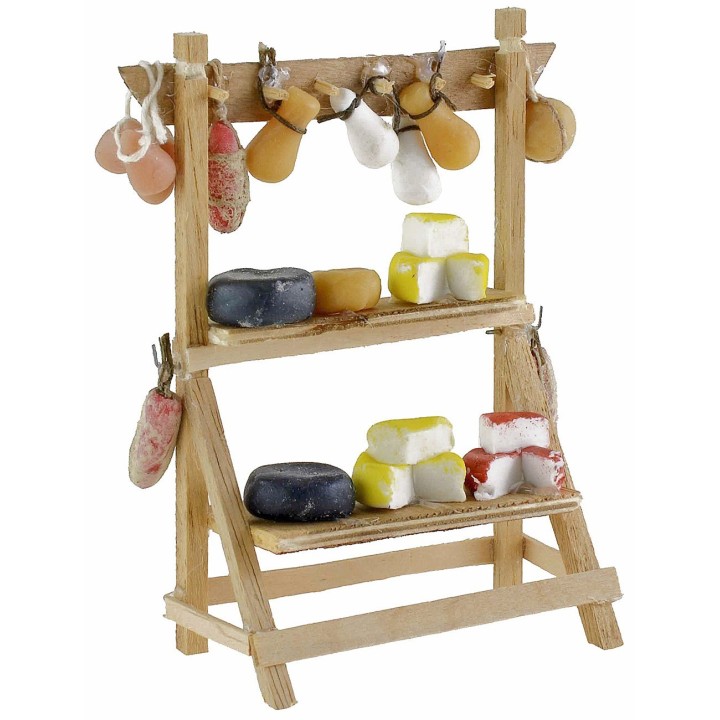 Wax cheese and cured meat counter 8.5x4x12.5 h