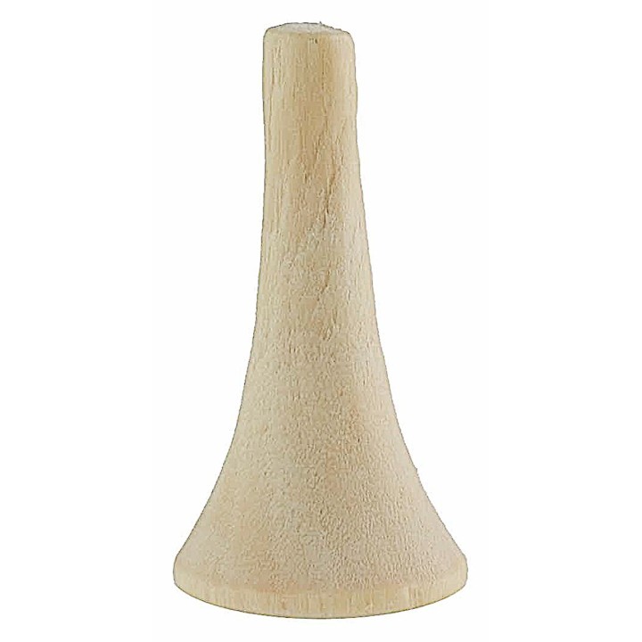 Wooden trumpet 3 cm h